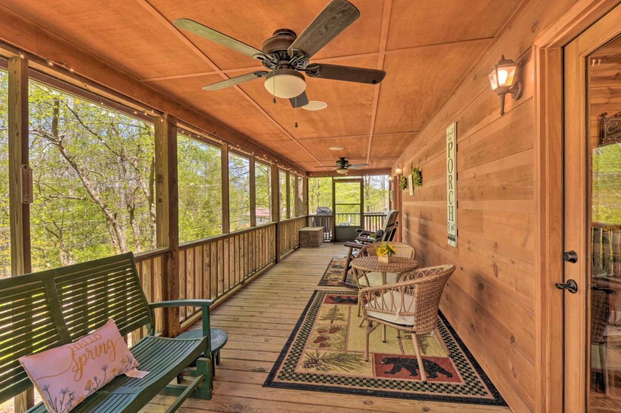 Cozy Hiawassee Cabin With Fire Pit And Mtn Views! Экстерьер фото